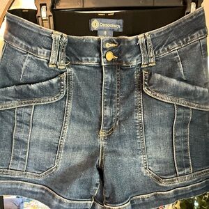 Democracy Women's Dark Blue Jean Shorts